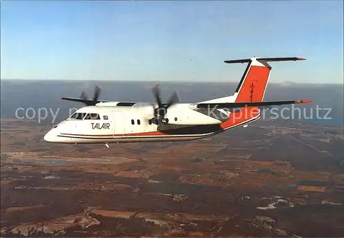 Flugzeuge Zivil Talair De Havilland DHC 8 102 Dash 8 Kat. Airplanes Avions