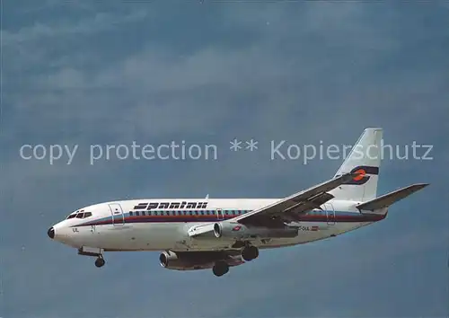 Flugzeuge Zivil Spantax Boeing 737 2T4 Kat. Airplanes Avions