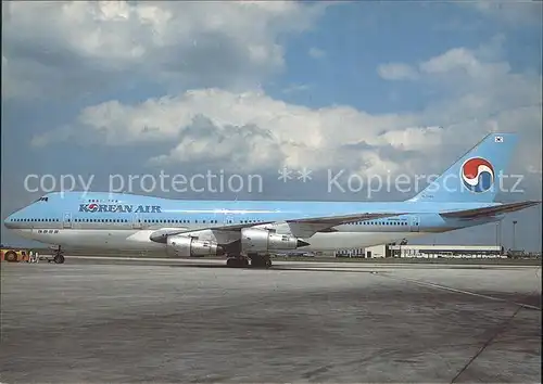 Flugzeuge Zivil Korean Air Boeing 747 2B5B  Kat. Airplanes Avions