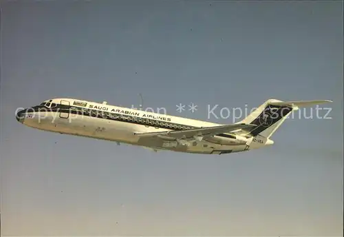 Flugzeuge Zivil Saudi Arabian Airlines Douglas DC 9 15 HZ AEA c n 47000 Kat. Airplanes Avions
