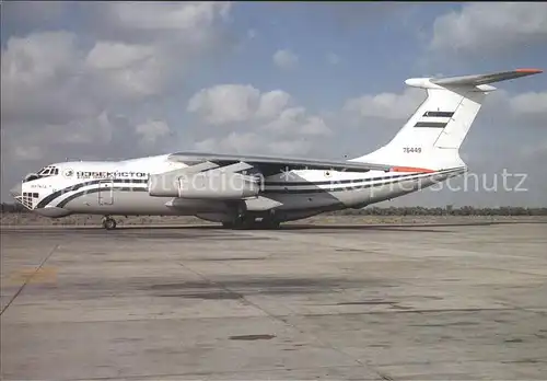 Flugzeuge Zivil Uzbekistan Airways Ilyushin IL 76 76449 Kat. Airplanes Avions