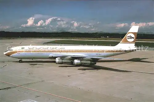 Flugzeuge Zivil Libyan Arab Airlines Cargo Boeing 707 324C TF VLJ c n 19351 552 Kat. Airplanes Avions