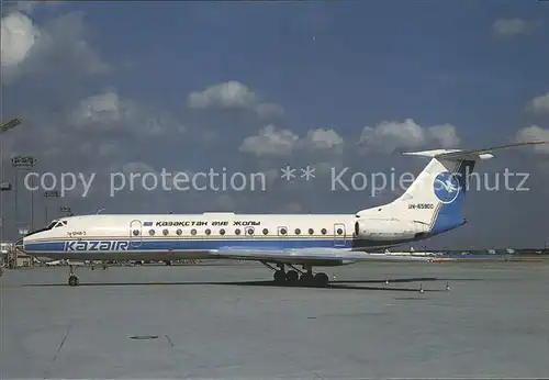 Flugzeuge Zivil KAZ Air Tupolev Tu 134A 3 UN 65900  Kat. Airplanes Avions