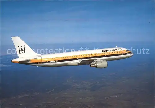 Flugzeuge Zivil Monarch Airlines Airbus A320 G MONW  Kat. Airplanes Avions