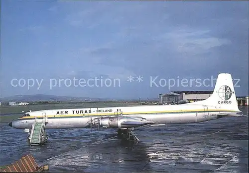 Flugzeuge Zivil Aer Turas Ireland Canadair CL 44 EI BGO Kat. Airplanes Avions