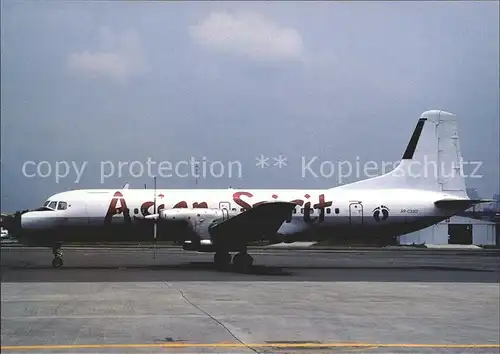 Flugzeuge Zivil Asian Spirit NAMC YS 11A 500 RP C3212 cn 2111 mfd 1969 Kat. Airplanes Avions