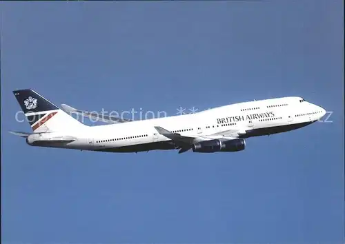 Flugzeuge Zivil British Airways Boeing 747 436 G BNLN cn 24056 Kat. Airplanes Avions