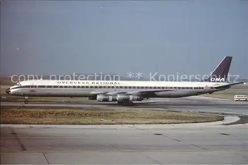 Flugzeuge Zivil Overseas National DC 8 61F N8956U C N 45949 Kat. Airplanes Avions