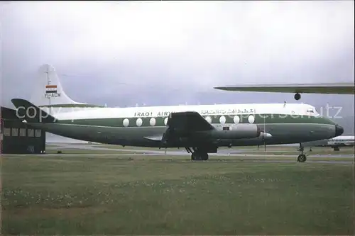 Flugzeuge Zivil Iraqi Airways Viscount 735 YI ACM C N 69 Kat. Airplanes Avions