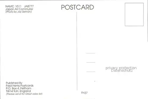 Flugzeuge Zivil Japan Air Commuter NAMC YS11 JA8777  Kat. Airplanes Avions