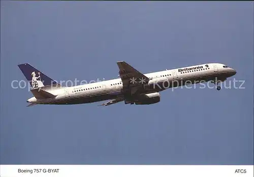 Flugzeuge Zivil Britannia Airways Boeing 757 204  G BYAT  Kat. Airplanes Avions