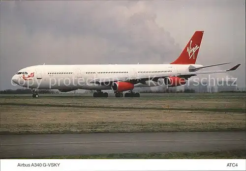 Flugzeuge Zivil Virgin Atlantic Airways Airbus A340 311 G VSKY Kat. Airplanes Avions