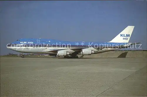 Flugzeuge Zivil KLM Asia Boeing 747 406 PH BFM Kat. Airplanes Avions