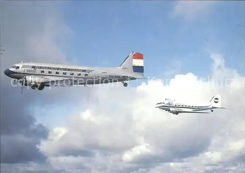Flugzeuge Zivil Dutch Dakota Association PH DDA and SE BSM  Kat. Airplanes Avions