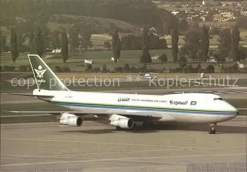 Flugzeuge Zivil Saudia Boeing 747 2B5F SCD HL7452 cn sn 22481 454 Kat. Airplanes Avions