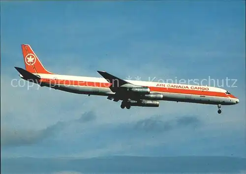 Flugzeuge Zivil Air Canada Cargo Douglas DC8 63AF  Kat. Airplanes Avions