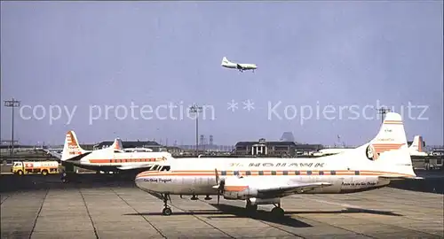 Flugzeuge Zivil Mohawk Airlines Convair CV 440 Kat. Airplanes Avions