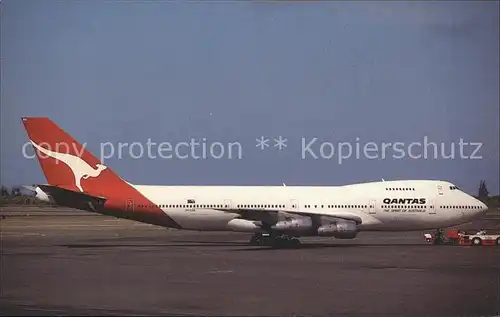 Flugzeuge Zivil Qantas Airways Boeing 747 238B VH EBA C N 20009 Kat. Airplanes Avions