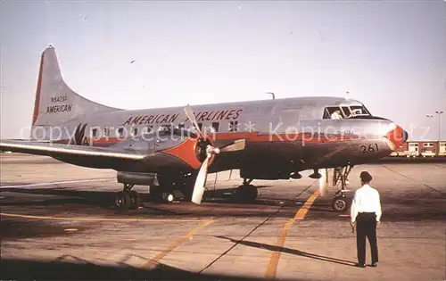 Flugzeuge Zivil American Airlines CV 240 Kat. Airplanes Avions