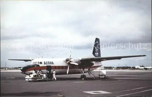 Flugzeuge Zivil Aloha F 27  Kat. Airplanes Avions