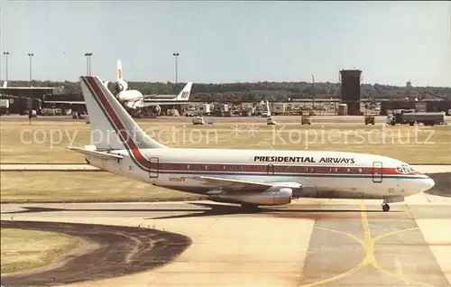 Flugzeuge Zivil Presidential Airways B 737 Kat. Airplanes Avions