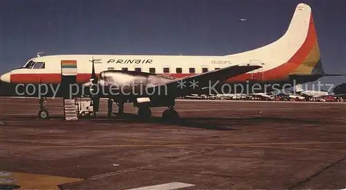 Flugzeuge Zivil Prinair CV 580 N589PL Kat. Airplanes Avions