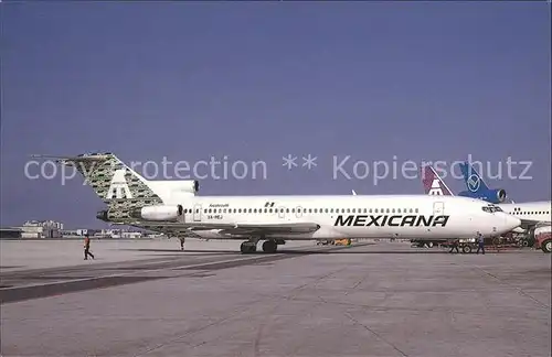 Flugzeuge Zivil Mexicana Boeing 727 264 Advanced c n 22411 XA MEJ Kat. Airplanes Avions
