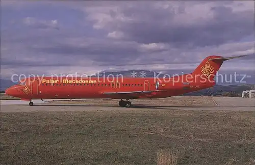 Flugzeuge Zivil Palair Macedonian Fokker 100 c n 11309 PH LMZ  Kat. Airplanes Avions