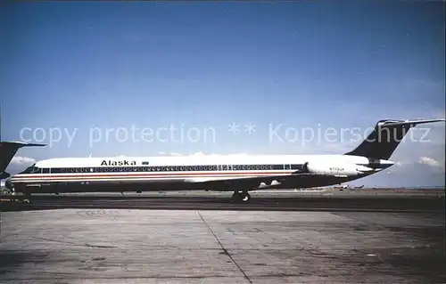 Flugzeuge Zivil Alaska MD 80 N779JA Kat. Airplanes Avions