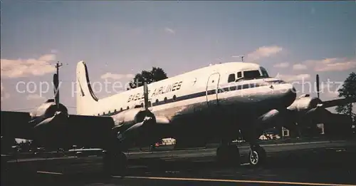 Flugzeuge Zivil Basler Airlines DC 4  Kat. Airplanes Avions