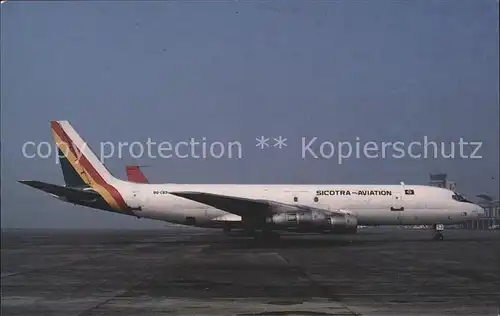 Flugzeuge Zivil Sicotra Aviation McDonnell Douglas DC 8 54F 9Q CSJ  Kat. Airplanes Avions