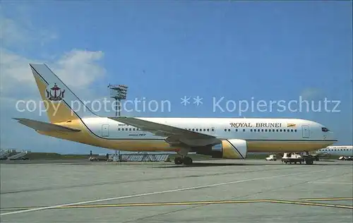 Flugzeuge Zivil Royal Brunei Boeing 767 231ER N604TW Kat. Airplanes Avions