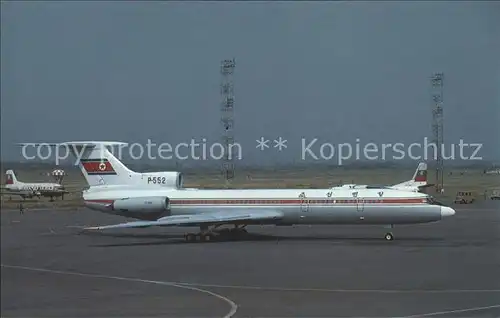 Flugzeuge Zivil CAAK Tupolev Tu 154B P 552 Kat. Airplanes Avions