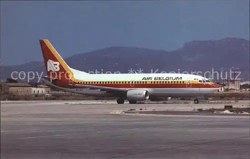 Flugzeuge Zivil Air Belgium Boeing 737 3Q8 00 ILF Kat. Airplanes Avions