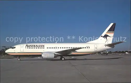 Flugzeuge Zivil Australian Airlines Boeing 737 376 VH TAF Kat. Airplanes Avions