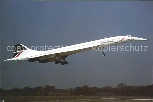 Flugzeuge Zivil British Airways Concorde G BOAG C N 214 Kat. Airplanes Avions