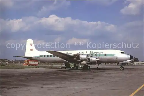 Flugzeuge Zivil Dan Air London Douglas DC 7BF G ATAB C n 45361 Kat. Airplanes Avions