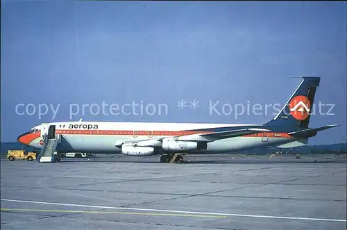 Flugzeuge Zivil Aeropa Boeing 707  Kat. Airplanes Avions