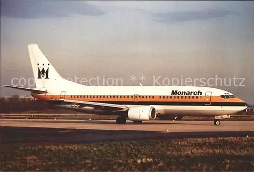 Flugzeuge Zivil Monarch Boeing 737 3YO G MONH  Kat. Airplanes Avions