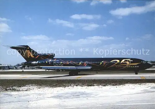 Flugzeuge Zivil American Trans Air 25th Anniversary colours Boeing 727 200 N772AT  Kat. Airplanes Avions