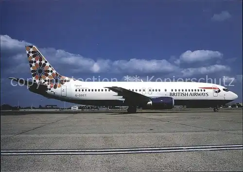 Flugzeuge Zivil British Airways Crossing Border s colours Boeing 737 400 G DOCT Kat. Airplanes Avions