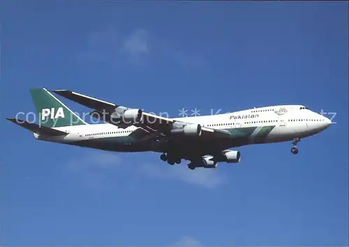 Flugzeuge Zivil PIA Pakistan Boeing 747 282B AP AYV cn 20928 Kat. Airplanes Avions