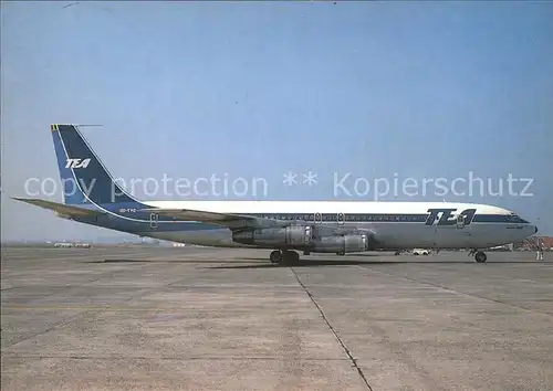 Flugzeuge Zivil TEA Boeing 707 Kat. Airplanes Avions