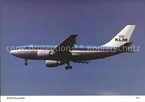 Flugzeuge Zivil KLM Airbus A310 Kat. Airplanes Avions
