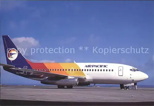 Flugzeuge Zivil Air Pacific B 737  Kat. Airplanes Avions