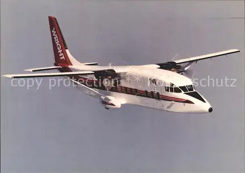 Flugzeuge Zivil Wright Air Lines Shorts 360 100 N631KC c n SH 3643 Kat. Airplanes Avions