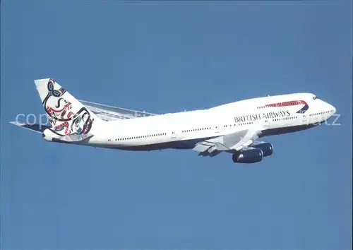 Flugzeuge Zivil British Airways Boeing 747 436 G BNLG cn 24049 Kat. Airplanes Avions