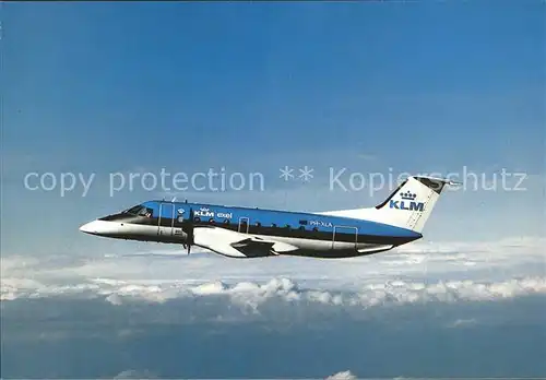 Flugzeuge Zivil KLM Embraer EMB 120 Brasilia  Kat. Airplanes Avions