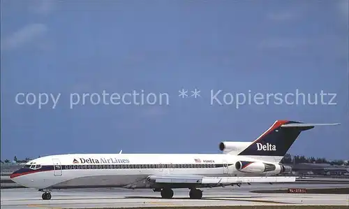 Flugzeuge Zivil Delta Air Lines Boeing 727 232 A N506DA c n 21308 1292 Kat. Airplanes Avions
