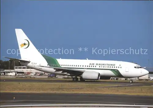 Flugzeuge Zivil Air Mauritanie B 737 7Q8 5T CLK c n 28209 Kat. Airplanes Avions